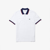 Lacoste Regular Fit Polo Shirt with Contrasting Collar in White 001
