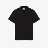 Lacoste Regular Fit Ribbed Knit Polo Shirt Brown