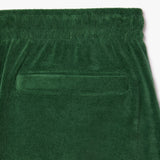 Lacoste Regular Fit Terry Knit Paris Shorts in Pine Green