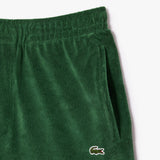 Lacoste Regular Fit Terry Knit Paris Shorts in Pine Green