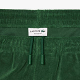 Lacoste Regular Fit Terry Knit Paris Shorts in Pine Green