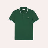 Lacoste Regular Fit Trim Accent L.12.12 Polo Shirt In Green