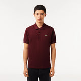 Lacoste Short Sleeve Top Vine Chine in Red