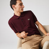 Lacoste Short Sleeve Top Vine Chine in Red