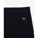 Lacoste Slim Fit Stretch Cotton Chino Shorts In Navy