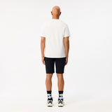 Lacoste Slim Fit Stretch Cotton Chino Shorts In Navy