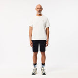 Lacoste Slim Fit Stretch Cotton Chino Shorts In Navy
