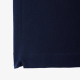 Lacoste Smart Paris Stretch Cotton Contrast Trim Polo Shirt in Midnight Blue 166