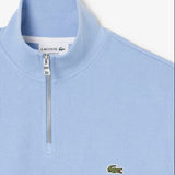 Lacoste Zip-Up High Neck Interlock Classic Fit Sweatshirt Light Blue