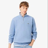 Lacoste Zip-Up High Neck Interlock Classic Fit Sweatshirt Light Blue