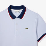 Lacoste Regular Fit Polo Shirt with Contrasting Collar in Light Blue J2G