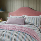 Land & Shore Barrow Stripe Duvet Cover Set In Single