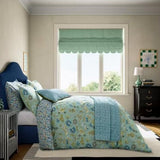 Land & Shore Bramble King Size Duvet Cover Set In Green