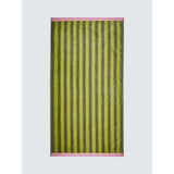 Land & Shore Grass Stripe Bath Sheet In Multi