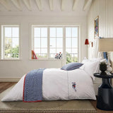 Land & Shore Fia Super King Duvet Cover Set In Multi