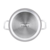 Laura Ashley Casserole Pot with Glass Lid 28cm In Dove Grey