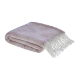 Laura Ashley Payton Throw Dark Blush