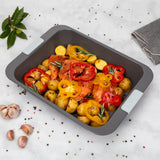 Laura Ashley Oblong Roasting Pan 38cm In Sage Leaf