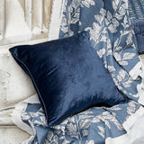 Laura Ashley Nigella Prefilled Feather Cushion Midnight