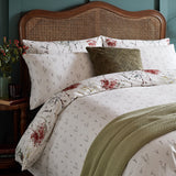 Laura Ashley Pallington Bloom Double Duvet Set In Ruby