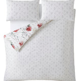 Laura Ashley Pallington Bloom Double Duvet Set In Ruby