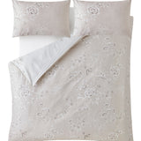 Laura Ashley Rowsham Garden Double Duvet Cover Set In Natural