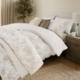 Laura Ashley Walled Garden Double Duvet Set In Dove Grey