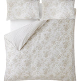 Laura Ashley Walled Garden Double Duvet Set In Dove Grey