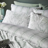 Laura Ashley Tuileries King Quilt Set Sage 230cm x 220cm