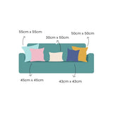 Laura Ashley Green Velvet Fern Round Rosanna Cushion