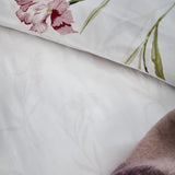 Laura Ashley Hawling Irises King Duvet Cover Set In Grape Purple