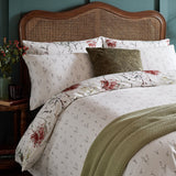 Laura Ashley Pallington Bloom King Duvet Set In Ruby