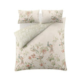 Laura Ashley Attleton Double Duvet Set In Sage