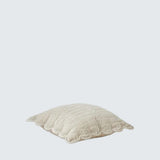 Laura Ashley Brady Velvet Scallop Cushion In Dove Grey