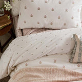 Laura Ashley Harthill Daisy Double Duvet Set Raspberry