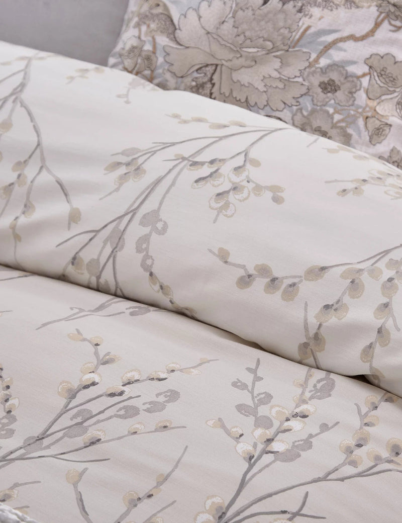 Laura Ashley Pure Cotton Pussy Willow Sateen Bedding Set