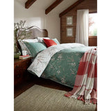 Laura Ashley Pussy Willow Single Duvet Cover Set In Fern Green