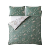 Laura Ashley Pussy Willow Single Duvet Cover Set In Fern Green