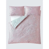Laura Ashley Rowsham Garden Double Duvet Cover Set In Blush