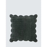 Laura Ashley Scalloped Cushion In Green