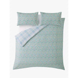 Laura Ashley Sherston Double Size Duvet Cover Set In Blue