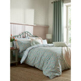 Laura Ashley Sherston Double Size Duvet Cover Set In Blue