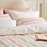 Laura Ashley Sophie Stripe Duvet Set Multi Double