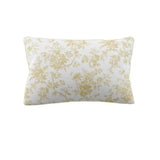 Laura Ashley Walled Garden Standard Pillowcase Pair In Ochre Yellow