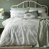 Laura Ashley Tuileries Super King Quilt Set Sage 260cm x 220cm