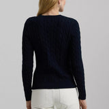 Lauren Ralph Lauren Montiva Long Sleeve Pullover In Navy