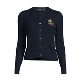 Lauren by Ralph Lauren Ralhan-Long Sleeve Cardigan In Navy