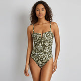 Lauren Ralph Lauren Artisan Warp Floral V Wire In Green