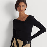 Lauren Ralph Lauren Asymmetrical Long-Sleeve Jumper