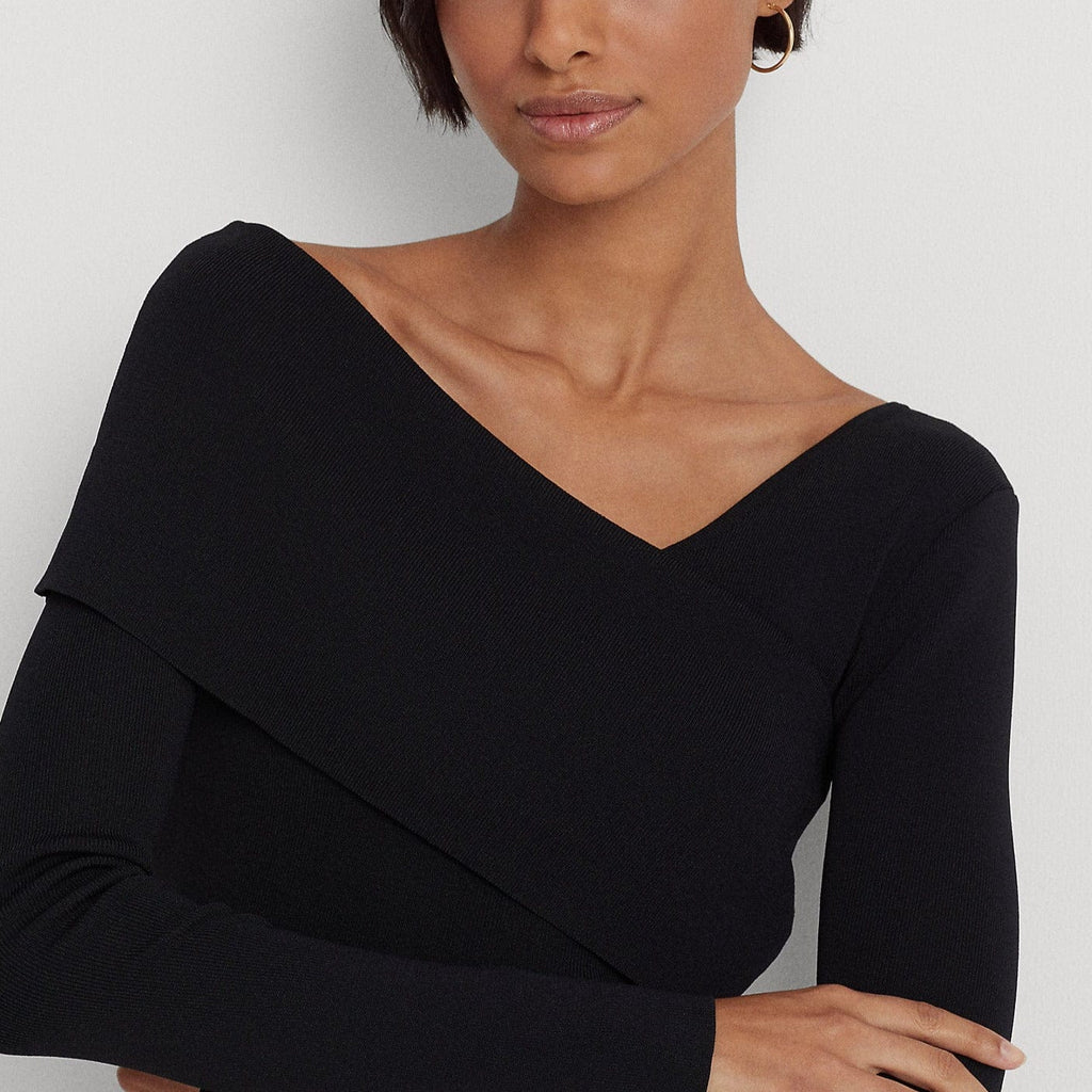 Lauren Ralph Lauren Asymmetrical Long Sleeve Jumper